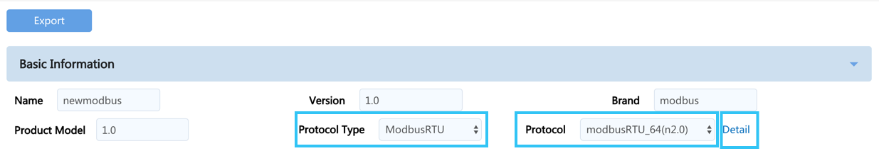 Figure: Protocol Details Page