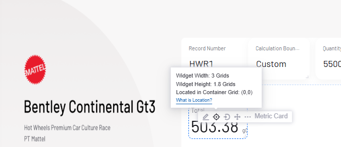 metric card location